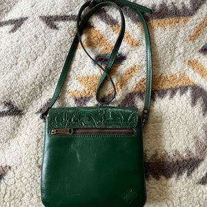 Patricia Nash crossbody tooled leather great shape